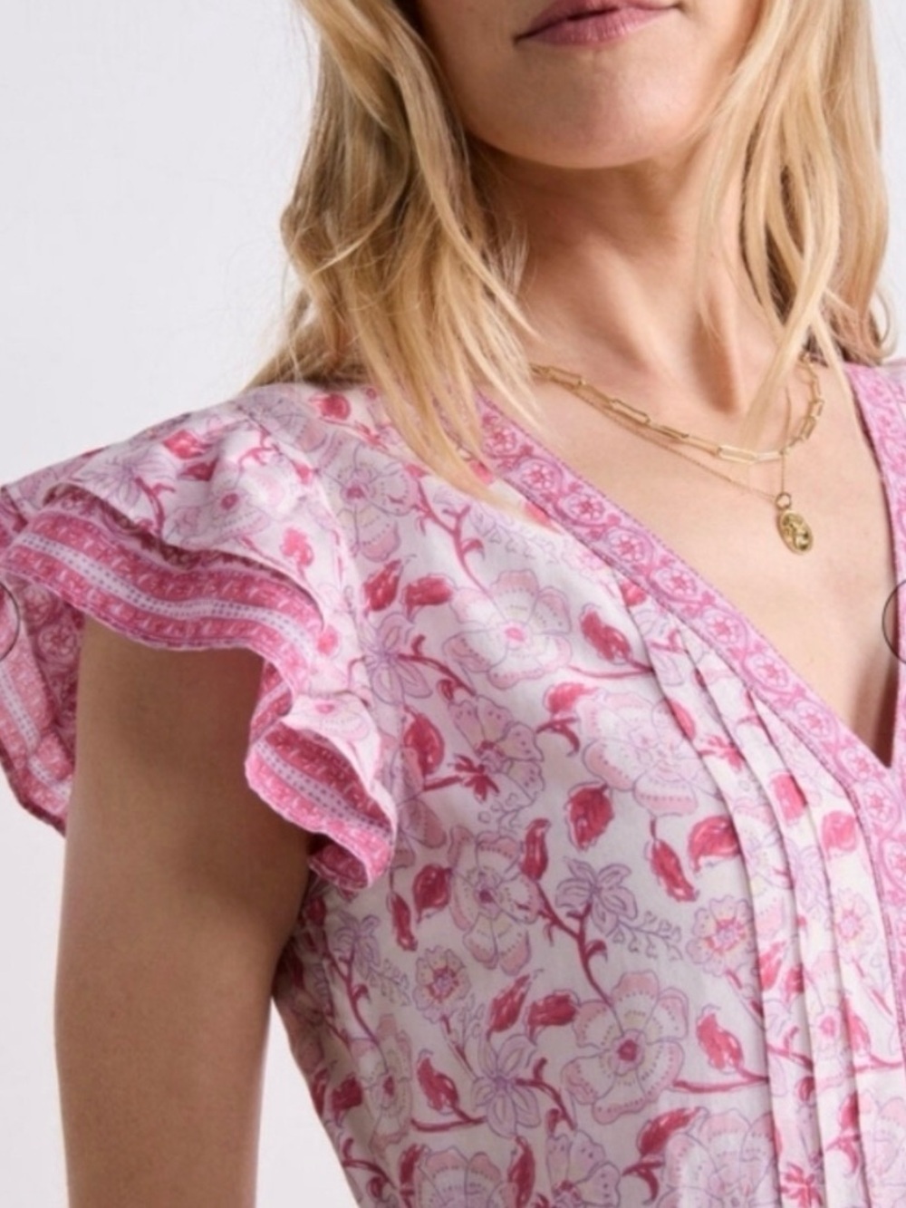 Vineyard Vines Pink and White Floral Mini Dress XS - Picture 4 of 12